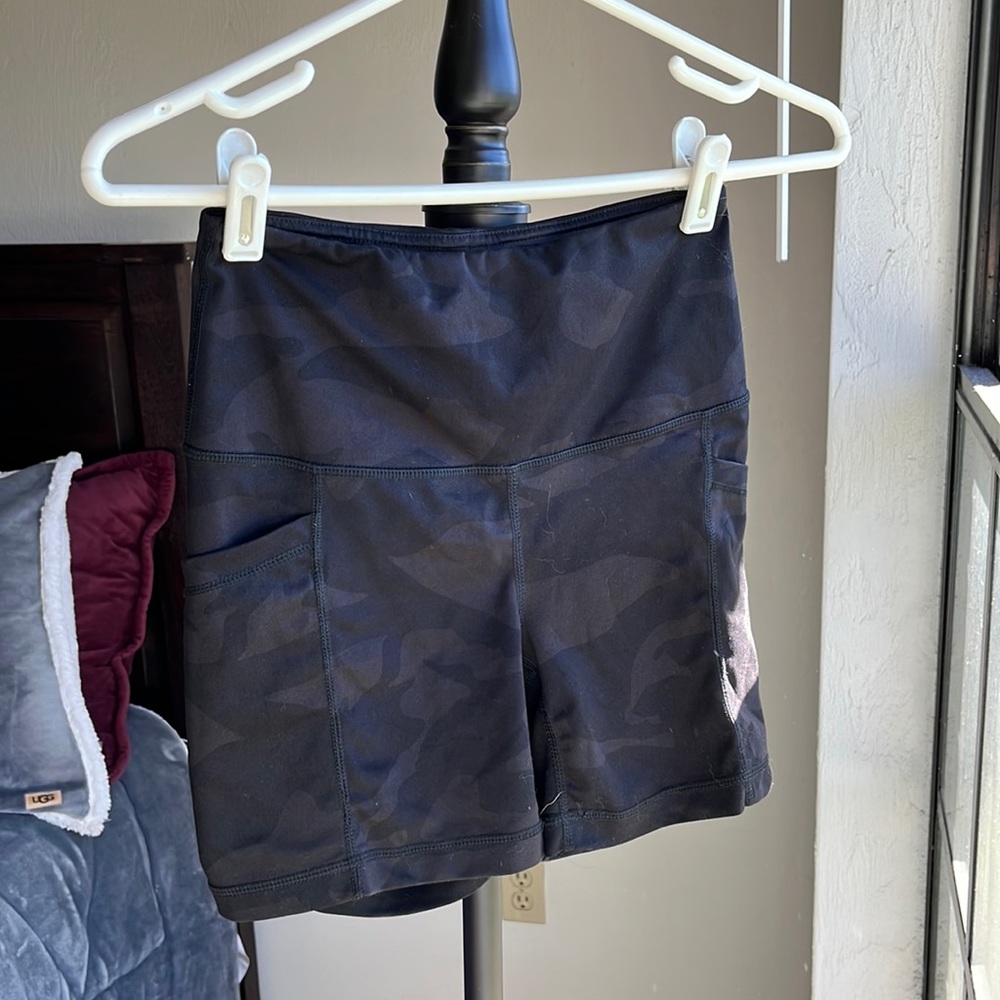 Camo Biker Shorts